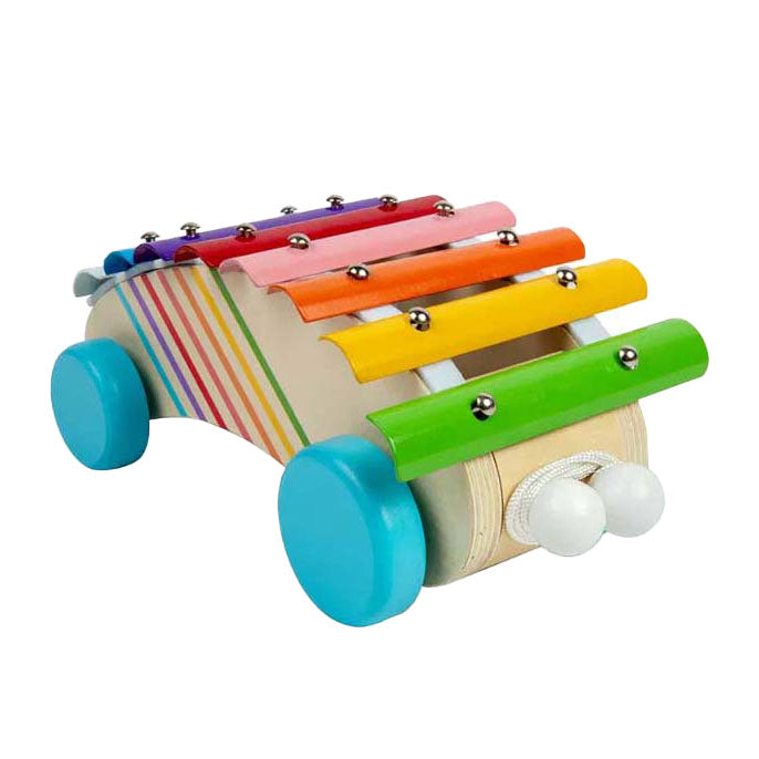 Load image into Gallery viewer, Bigjigs houten trekfiguur xylofoon