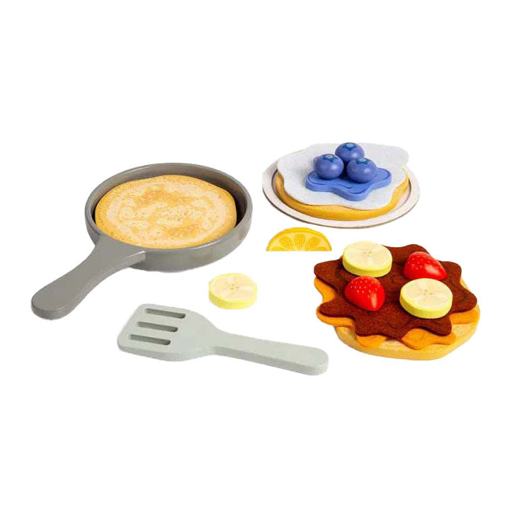 Load image into Gallery viewer, Bigjigs houten pannenkoeken speelset, 16dlg.