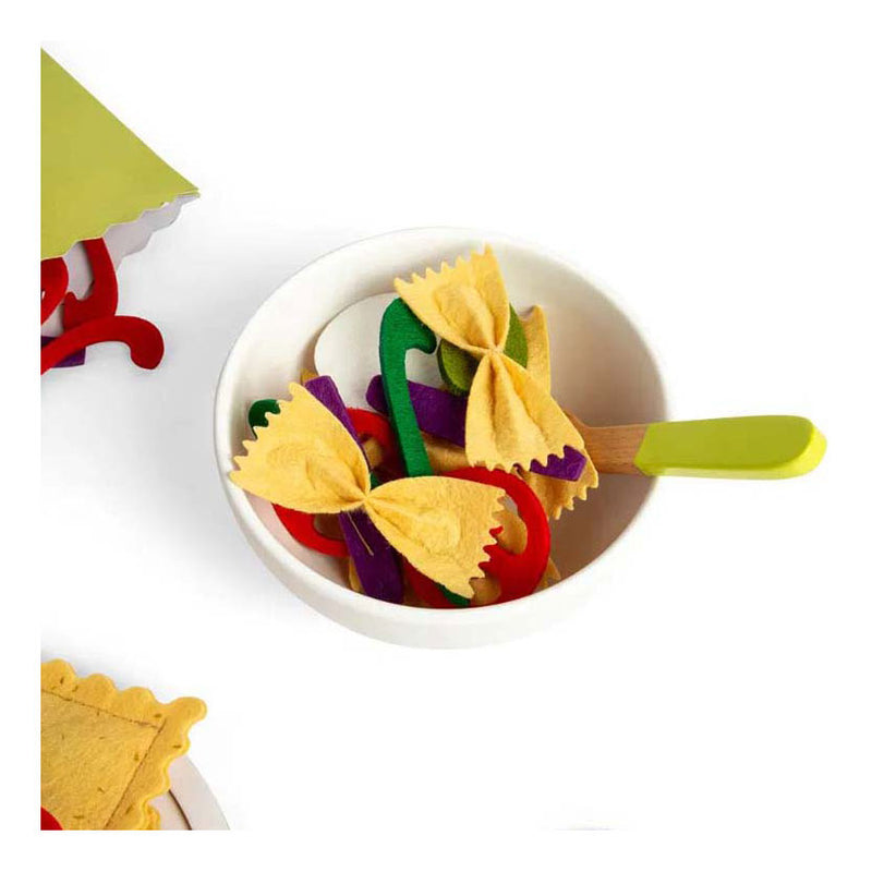 Load image into Gallery viewer, Bigjigs pasta voor twee speelset, 64dlg.