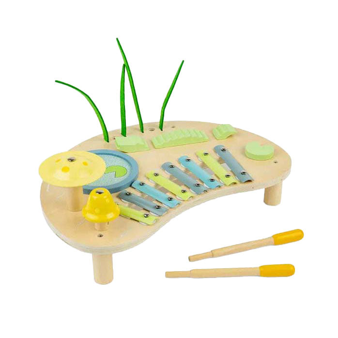 Load image into Gallery viewer, Bigjigs houten jungle muziekbureau