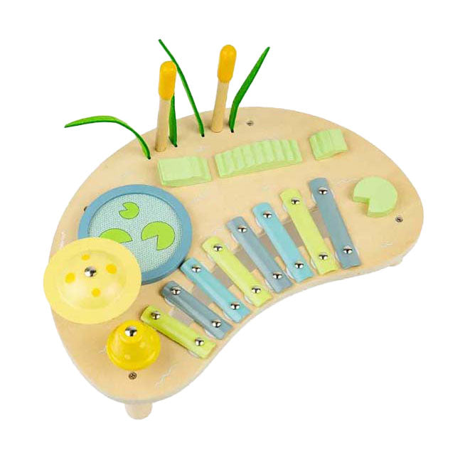 Load image into Gallery viewer, Bigjigs houten jungle muziekbureau