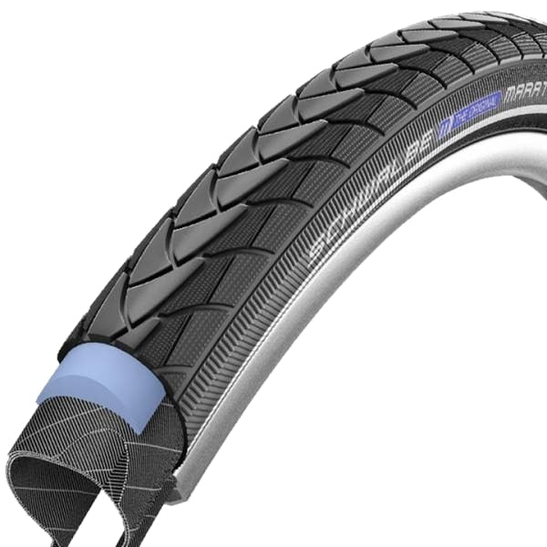 Load image into Gallery viewer, Buitenband Schwalbe Marathon Plus SmartGuard 24 x 1.75 47-507 mm - zwart met reflectie