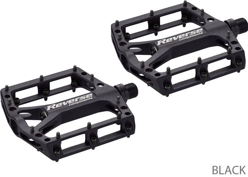 Load image into Gallery viewer, Reverse components black one platform pedals
