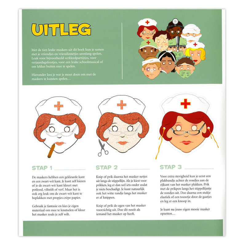 Load image into Gallery viewer, Centraal boekhuis maskers: dokters en patiënten