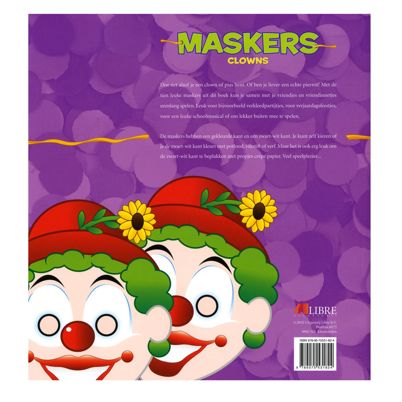 Load image into Gallery viewer, Centraal boekhuis maskers: clowns