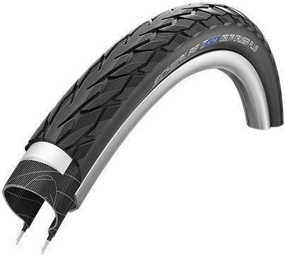 Load image into Gallery viewer, Schwalbe delta cruiser plus 28x15 8x13 8 37-622 28x1.40 zwart reflex