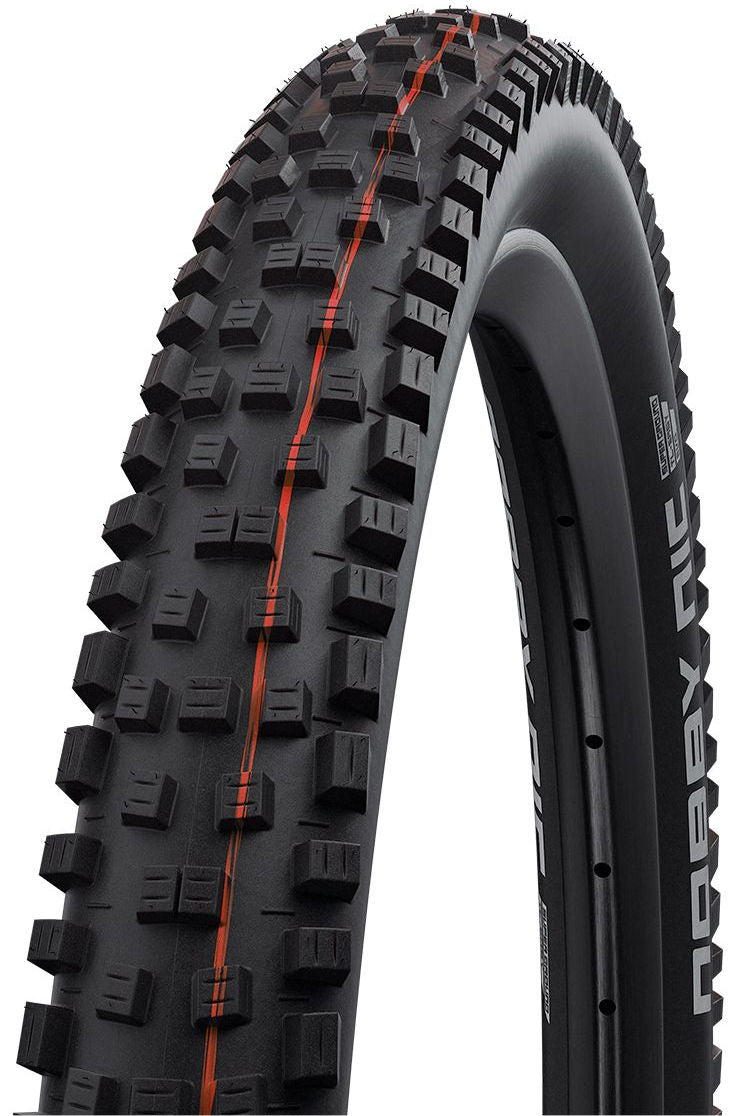 Load image into Gallery viewer, Vouwband Schwalbe Nobby Nic Super Trail 29 x 2.40 62-662 mm - zwart
