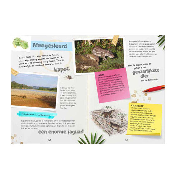 Load image into Gallery viewer, Centraal boekhuis dagboek van een ontdekkingsreiziger - expeditie amazone
