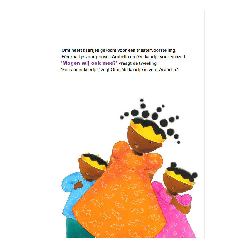 Load image into Gallery viewer, Centraal boekhuis prinses arabella in het theater - prentenboek