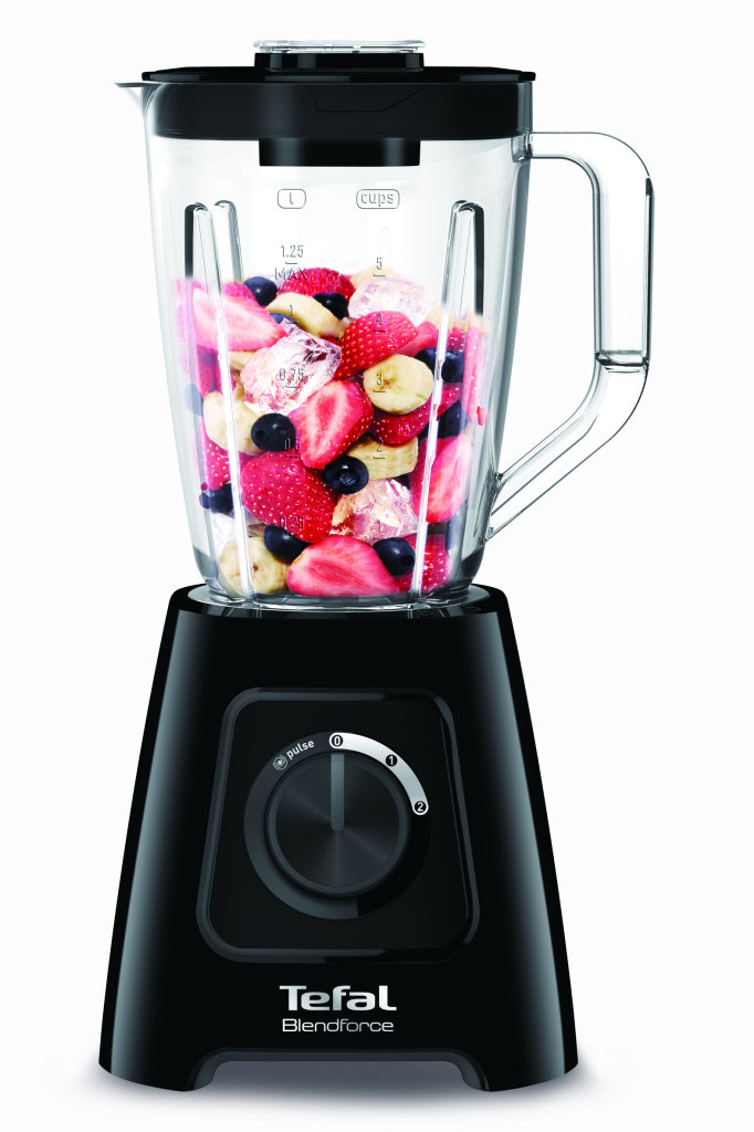 Load image into Gallery viewer, Tefal blendforce ii bl4208 - blender - 1.25l - 600w - kunststof kom - voor smoothies en soepen