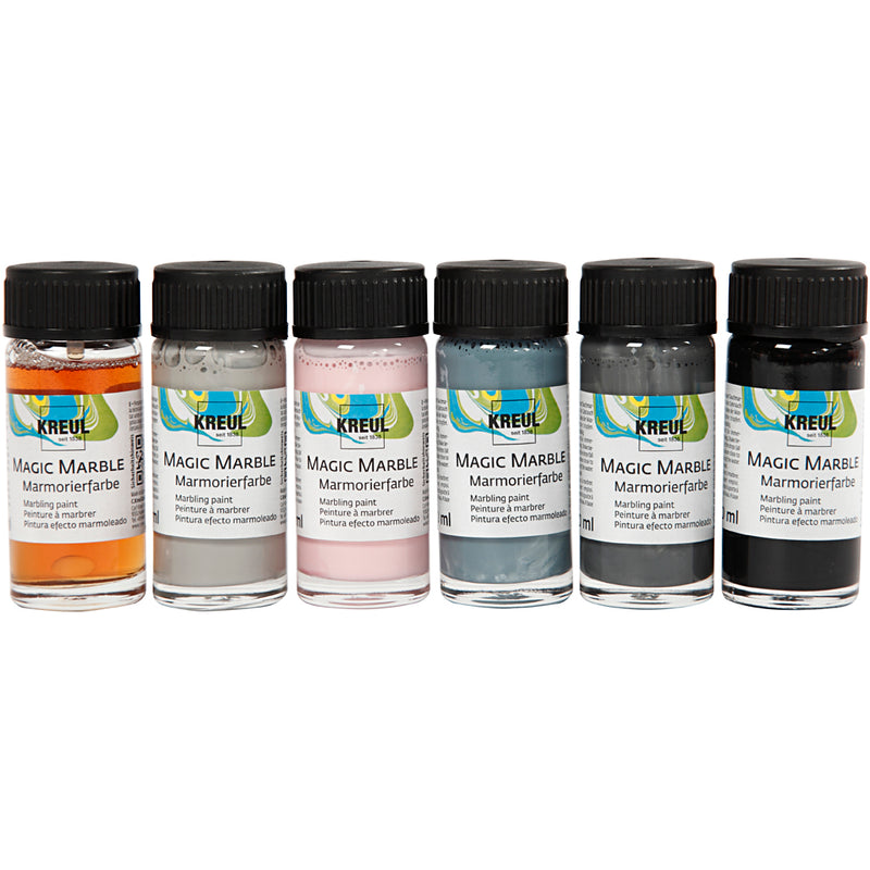 Load image into Gallery viewer, Creativ company https: www.cchobby.nl magic-marble-verf-pastelkleuren-6x20-ml-1-doos