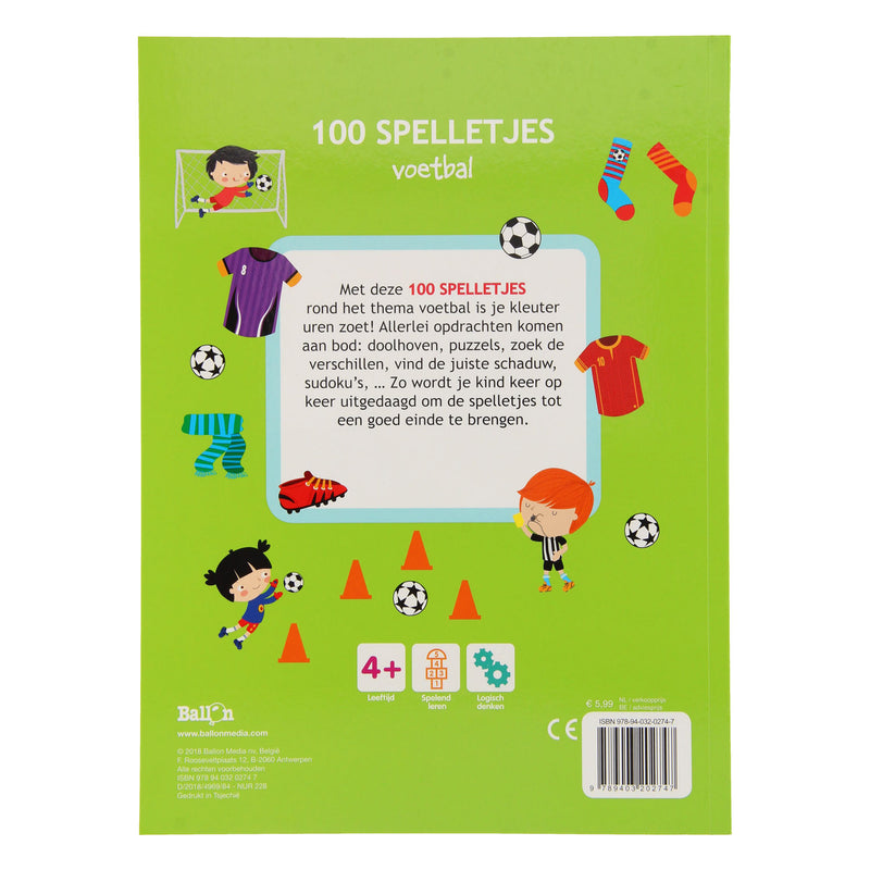Load image into Gallery viewer, 100 spelletjes voetbal