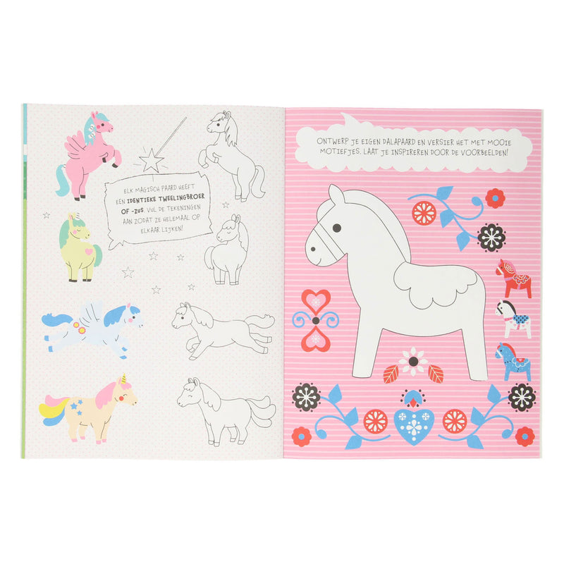 Afbeelding laden in galerijviewer, Standaard uitgeverij mijn sticker- en activiteitenboek - paarden en pony's