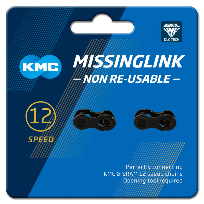 Load image into Gallery viewer, Kmc 12nr dlc black missinglink connector