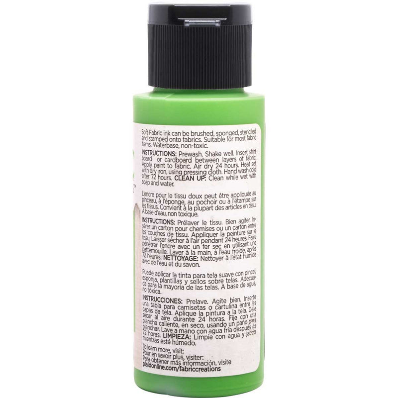 Load image into Gallery viewer, Mod podge • soft fabric inks sour apple