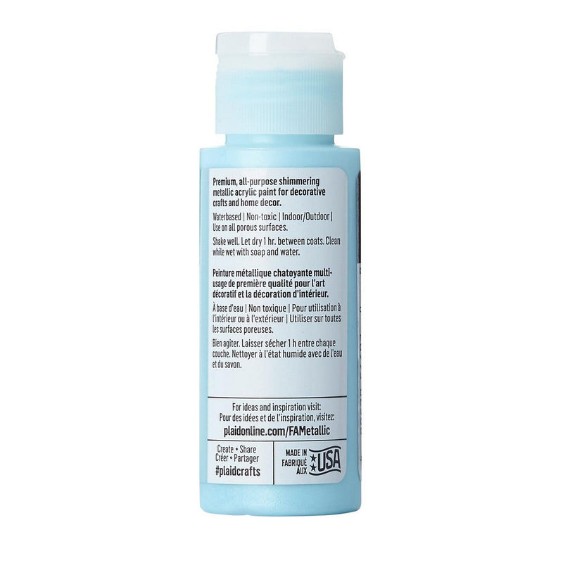 Load image into Gallery viewer, Folkart • metallic acrylic paint ice blue 59ml