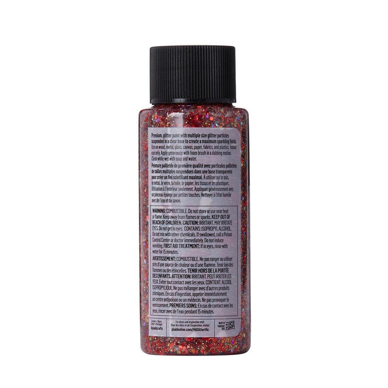 Load image into Gallery viewer, Folkart • glitterific colors red 59ml