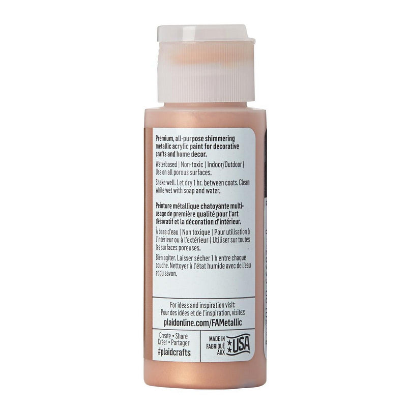 Load image into Gallery viewer, Folkart • metallic acrylic paint rose gold 59ml