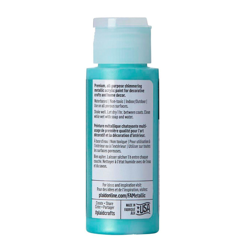 Load image into Gallery viewer, Folkart • metallic acrylic paint aquamarine 59ml