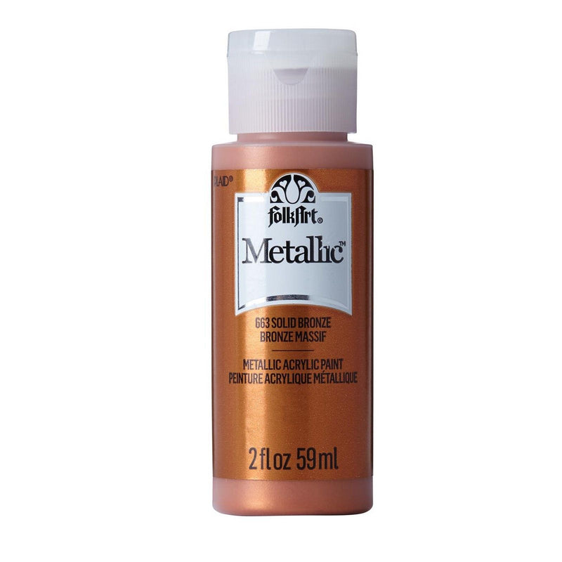 Load image into Gallery viewer, Folkart • metallic acrylic paint solid bronze 59ml