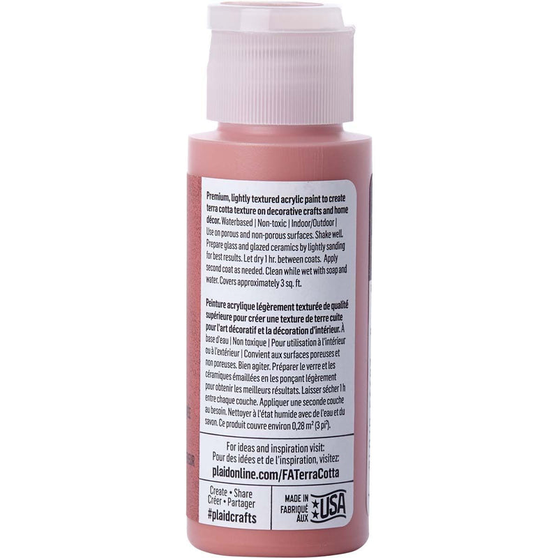 Load image into Gallery viewer, Folkart • terra cotta textured acrylic paint 59ml earthy rose