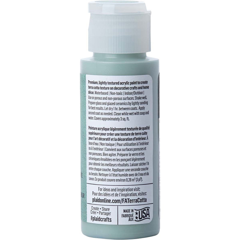 Load image into Gallery viewer, Folkart • terra cotta textured acrylic paint 59ml shale green