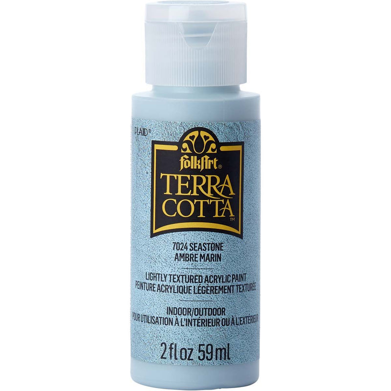 Load image into Gallery viewer, Folkart • terra cotta textured acrylic paint 59ml sea stone