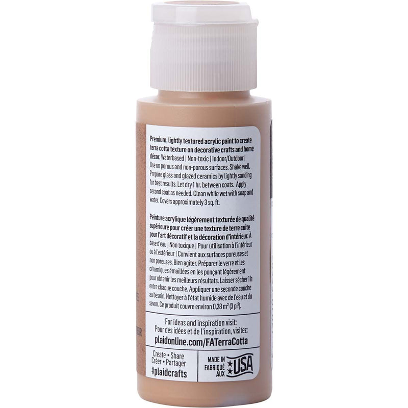Load image into Gallery viewer, Folkart • terra cotta textured acrylic paint 59ml dusty trail