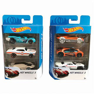 Load image into Gallery viewer, Mattel hot wheels diecast 3 pak autoset