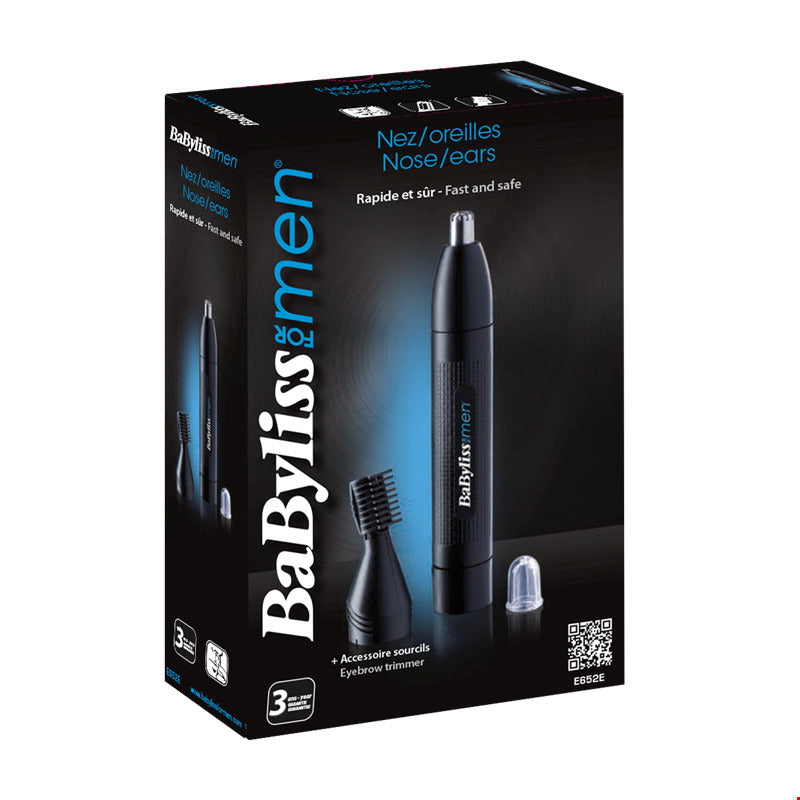 Load image into Gallery viewer, Babyliss babyliss e652e neusen oortrimmer zwart