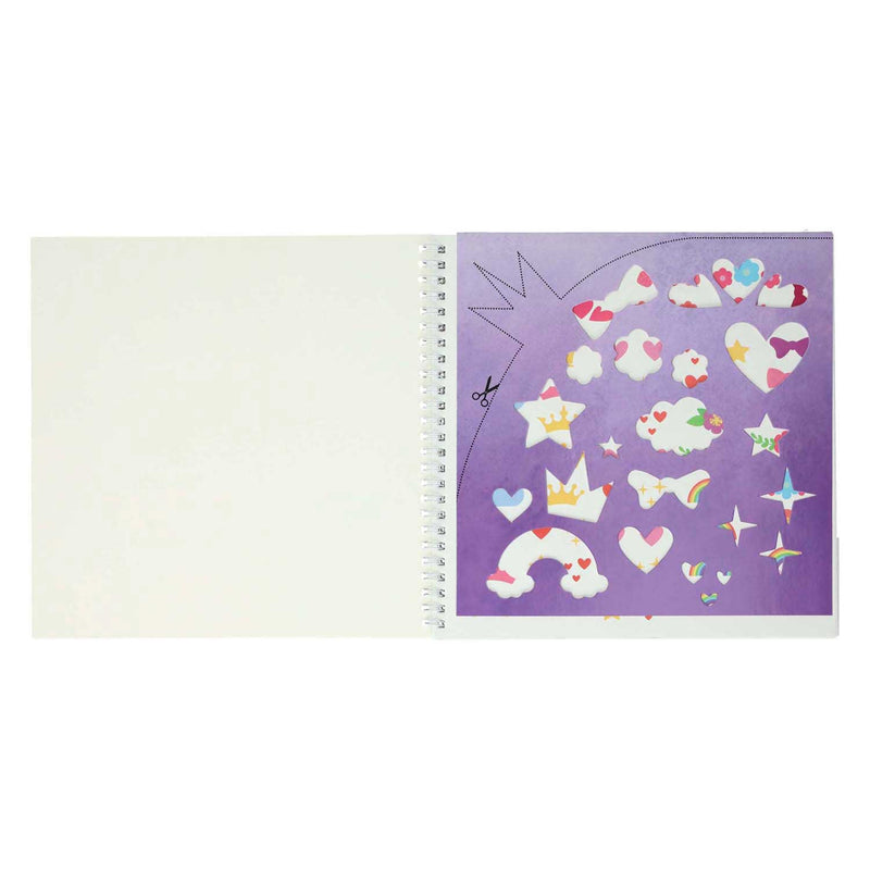 Load image into Gallery viewer, Mondikaarten sticker- en sjablonenboek ik hou van prinsessen