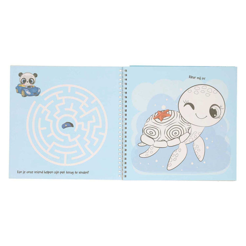 Load image into Gallery viewer, Mondikaarten sticker- en sjablonenboek ik hou van dieren