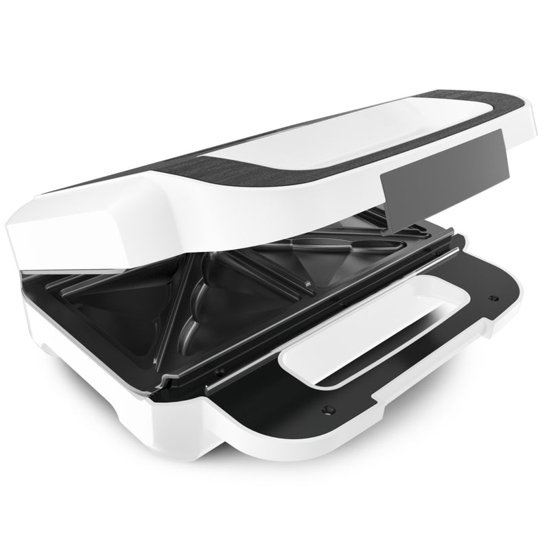 Load image into Gallery viewer, Tefal sw7011 snack xl sandwichmaker zilver wit