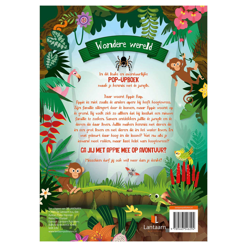 Load image into Gallery viewer, Wondere Wereld Pop-up Boek - Avontuur in de jungle