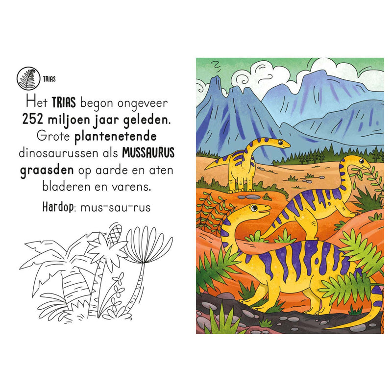 Load image into Gallery viewer, Magisch waterkleurboek - Dino's