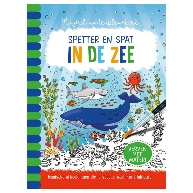 Load image into Gallery viewer, Magisch waterkleurboek In de zee