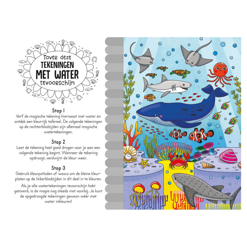 Load image into Gallery viewer, Magisch waterkleurboek In de zee