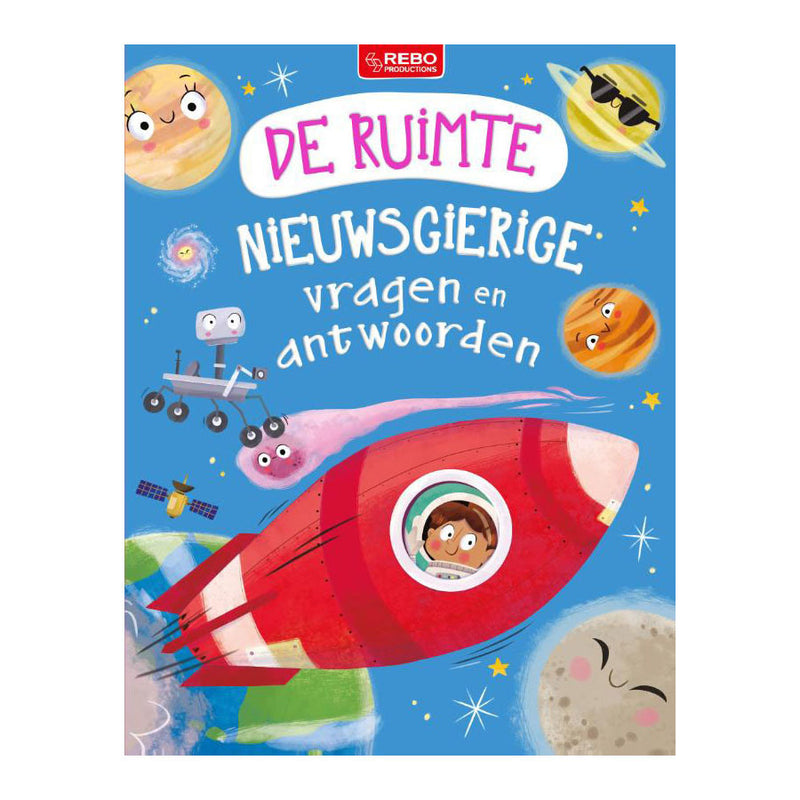 Load image into Gallery viewer, Rebo publishers space curious vragen en antwoorden