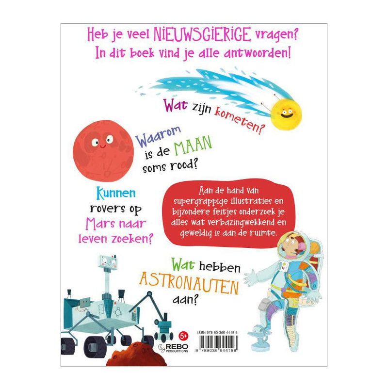 Load image into Gallery viewer, Rebo publishers space curious vragen en antwoorden