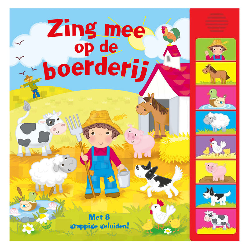 Afbeelding laden in galerijviewer, Rebo publishers geluidboek zing mee op de boerderij