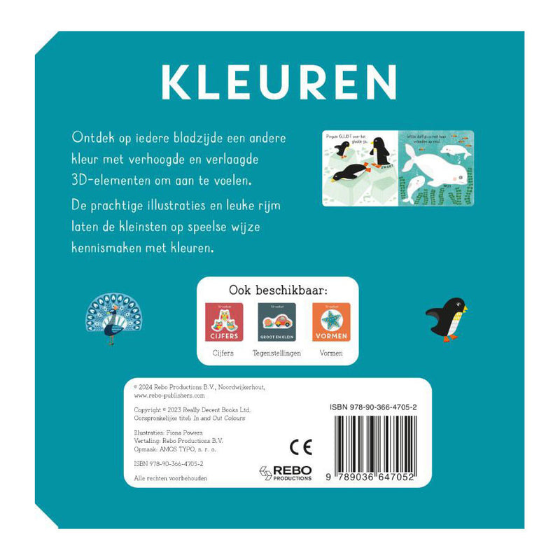 Afbeelding laden in galerijviewer, Rebo publishers 3d-voelboek - kleuren