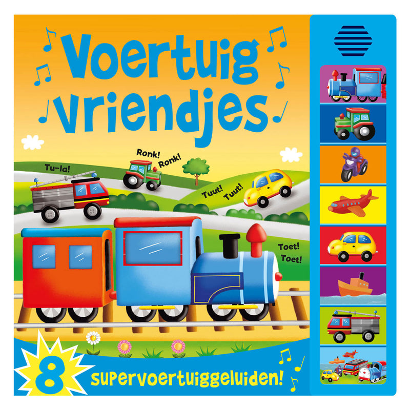 Load image into Gallery viewer, Rebo publishers voertuigvriendjes - 8 geluiden