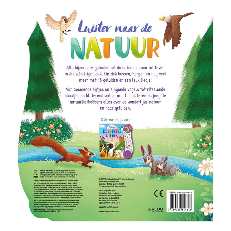 Load image into Gallery viewer, Rebo publishers geluidenboek luister naar de natuur