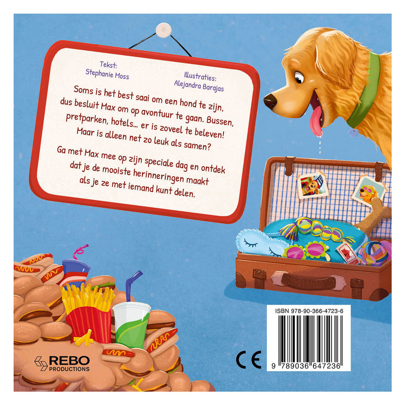 Load image into Gallery viewer, Rebo publishers max heeft een vrije dag kartonboek
