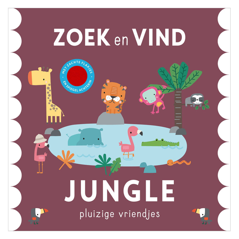 Load image into Gallery viewer, Rebo publishers zoek en vind - jungle pluizige vriendjes