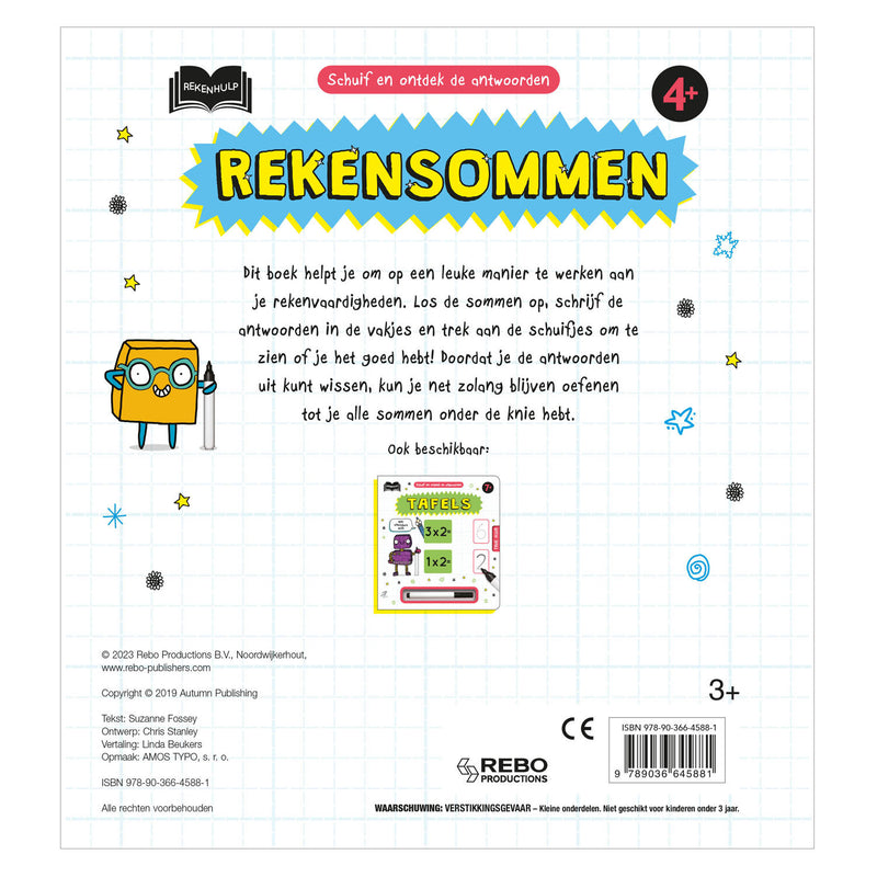 Load image into Gallery viewer, Rebo publishers rekensommen - rekenhulp