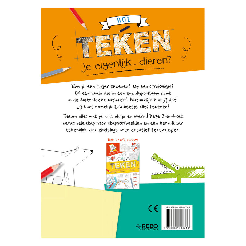 Load image into Gallery viewer, Rebo publishers hoe teken je eigenlijk... dieren?