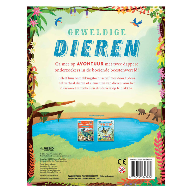 Load image into Gallery viewer, Rebo publishers geweldige dieren-stickers