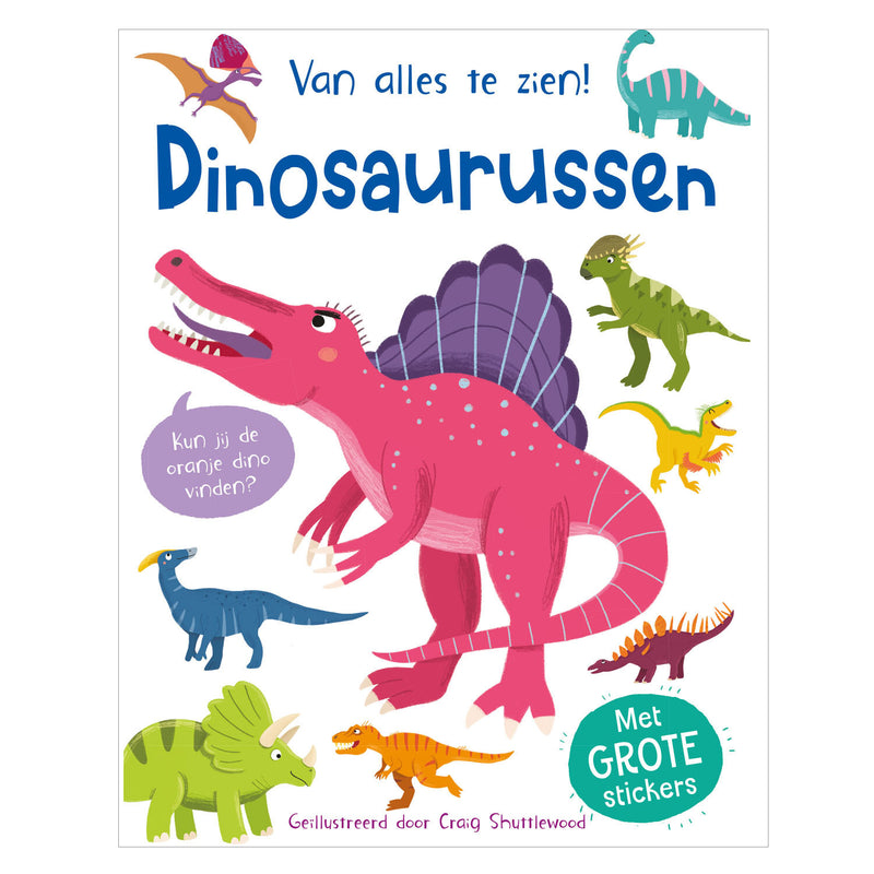 Load image into Gallery viewer, Rebo publishers dinosaurussen -van alles te zien!