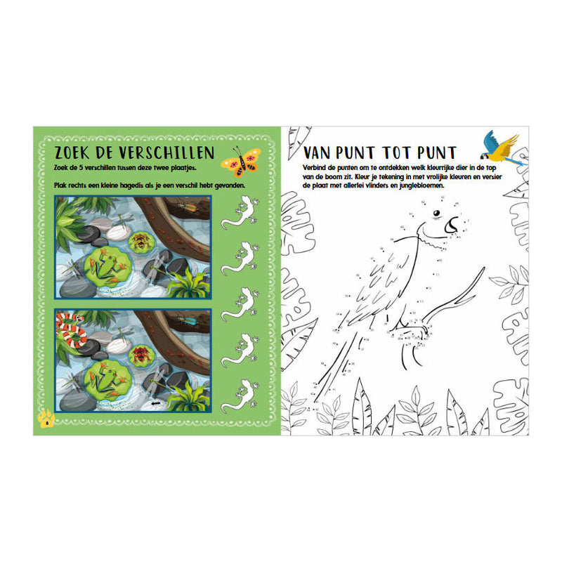 Load image into Gallery viewer, Rebo publishers doeboek jungle - 1000 stickers